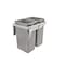 Rev-A-Shelf Steel, Gray, 16.22 in W, 22.59 in H, 21.69 in D, 21.69 in L, Gray 53TM-1850GSCDM2-FL - alternate 1